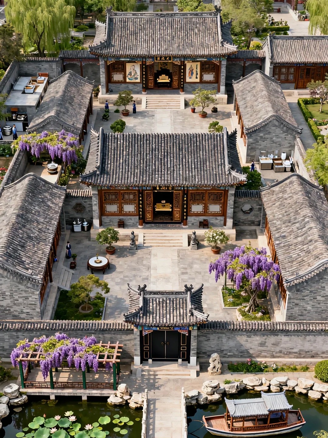 Tùy vào từng gia đình mà quy mô của một Tứ hợp viện có thể lớn hoặc nhỏ